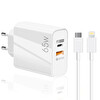 Winex PD33W 65W USB A Quick Charger 3.0 Type-C To Lightning 3 Metre Kablolu Hızlı Şarj Aleti Set