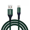 İMENG ML60 6A 100W USB A To Type-C Yeşil Data Ve Hızlı Şarj Kablosu