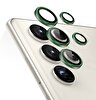 Eiroo Samsung Galaxy S23 Ultra Yeşil Metal Kamera Lens Koruyucu