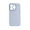 ScHitec Deluxe iPhone 14 Pro Max Mat Buz Mavisi Kılıf