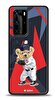 Dafoni Art Huawei P40 Pro Baseball Bear Kılıf