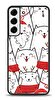 Dafoni Art Samsung Galaxy S22 Plus 5G New Year Cats Kılıf
