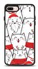 Dafoni Art iPhone 7 Plus / 8 Plus New Year Cats Kılıf