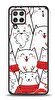Dafoni Art Samsung Galaxy A22 4G New Year Cats Kılıf
