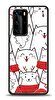 Dafoni Art Huawei P40 Pro New Year Cats Kılıf