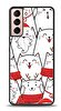 Dafoni Art Samsung Galaxy S21 Plus New Year Cats Kılıf