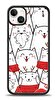 Dafoni Art iPhone 14 Plus New Year Cats Kılıf