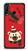 Dafoni Art Huawei P30 Lite Christmas Bear Kılıf