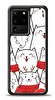 Dafoni Art Samsung Galaxy S20 Ultra New Year Cats Kılıf