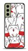 Dafoni Art Samsung Galaxy S21 FE 5G New Year Cats Kılıf