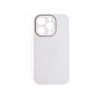 ScHitec Deluxe iPhone 12 Pro Max Mat Beyaz Kılıf