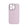 ScHitec Deluxe iPhone 13 Pro Max Mat Lila Kılıf
