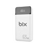 Bix PB301-65W 30000 mAh 65W Üç Çıkışlı 65WQC 3.0 Beyaz Powerbank