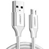 Ugreen Premium Micro USB 1 M Silver Şarj ve Data Kablosu