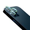 Eiroo iPhone 13 Pro Max Neon Yeşil Kamera Lens Koruyucu
