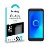 Eiroo Alcatel 1S Tempered Glass Cam Ekran Koruyucu