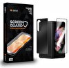 Dafoni Samsung Galaxy Z Fold3 5G Ön + Arka Siyah Full Cam Ekran Koruyucu