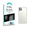 Eiroo iPhone 12 Pro Max 6.7" Silver Taşlı Kamera Lensi Koruyucu