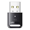 Ugreen 90225 Mini USB Dongle Bluetooth 5.3 Siyah Adaptör