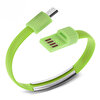 Codegen CDG-CNV69 Micro USB Uyumlu Yeşil Bileklik Şarj Data Kablosu