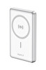 Havit PB5203 Ultra İnce 20W 10000 mAh Magsafe Manyetik Kablosuz Beyaz Powerbank