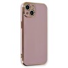 Microsonic iPhone 15 Plus Olive Plated Lila Kılıf