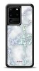 Dafoni Hologram Samsung Galaxy S20 Ultra Beyaz Mermer Desenli Kılıf