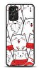Dafoni Art Xiaomi Redmi Note 10 New Year Cats Kılıf