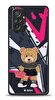 Dafoni Art Xiaomi Redmi Note 10 Pro Rock And Roll Teddy Bear Kılıf