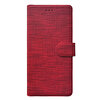 Microsonic Apple Iphone Xs Max Kılıf Fabric Book Wallet Kırmızı