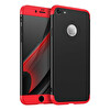 Microsonic Apple Iphone 7 Kılıf Double Dip 360 Protective Siyah Kırmızı