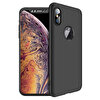 Microsonic Apple Iphone Xs Max (6.5'') Kılıf Double Dip 360 Protective Siyah