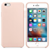 Microsonic Apple Iphone 6s Plus Kılıf Liquid Lansman Silikon Kum Pembesi