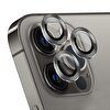 Microsonic Apple Iphone 13 Pro Max Tekli Kamera Lens Koruma Camı Füme