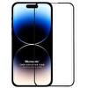 Microsonic Apple Iphone 14 Pro Tam Kaplayan Temperli Cam Ekran Koruyucu Siyah