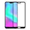 Microsonic Huawei Honor 10 Tam Kaplayan Temperli Cam Ekran Koruyucu Siyah