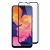Microsonic Samsung Galaxy A10 Tam Kaplayan Temperli Cam Ekran Koruyucu Siyah