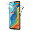 Microsonic Huawei P30 Lite Kılıf 6 Tarafı Tam Full Koruma 360 Clear Soft Şeffaf