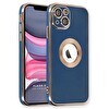 Microsonic Apple Iphone 13 Kılıf Flash Stamp Lacivert