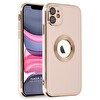 Microsonic Apple Iphone 11 Kılıf Flash Stamp Rose Gold