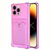 Microsonic Apple Iphone 14 Pro Max Card Slot Shock Kılıf Pembe