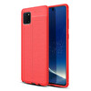 Microsonic Samsung Galaxy A81 (note 10 Lite) Kılıf Deri Dokulu Silikon Kırmızı