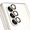Microsonic Samsung Galaxy Z Fold 5 Tekli Kamera Lens Koruma Camı Gold