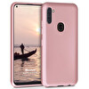 Microsonic Matte Silicone Samsung Galaxy A11 Kılıf Rose Gold