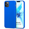Microsonic Matte Silicone Apple Iphone 12 Pro Kılıf Mavi