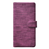 Microsonic Apple Iphone Xr Kılıf Fabric Book Wallet Mor