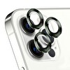 Microsonic Apple Iphone 14 Pro Tekli Kamera Lens Koruma Camı Koyu Yeşil
