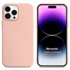 Microsonic Apple Iphone 14 Pro Max Kılıf Liquid Lansman Silikon Kum Pembesi