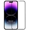 Microsonic Apple Iphone 14 Pro Max Tam Kaplayan Temperli Cam Ekran Koruyucu Siyah