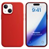Microsonic Apple Iphone 15 Kılıf Liquid Lansman Silikon Kırmızı